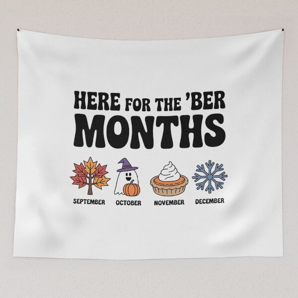 Item preview, Here For The Ber Month Fall Season Autumn Leaves designed and sold by Moon-Ape.