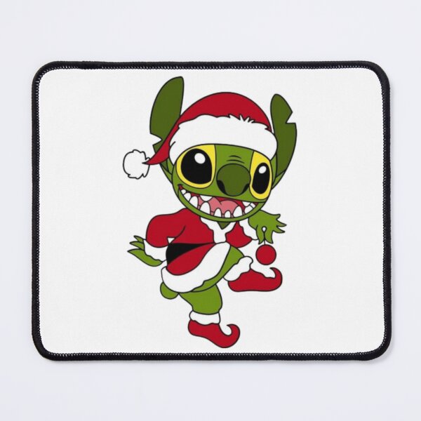 Item preview, Stitch – Funny Festive Green Creature Holiday Art designed and sold by Kasey Wolfe.