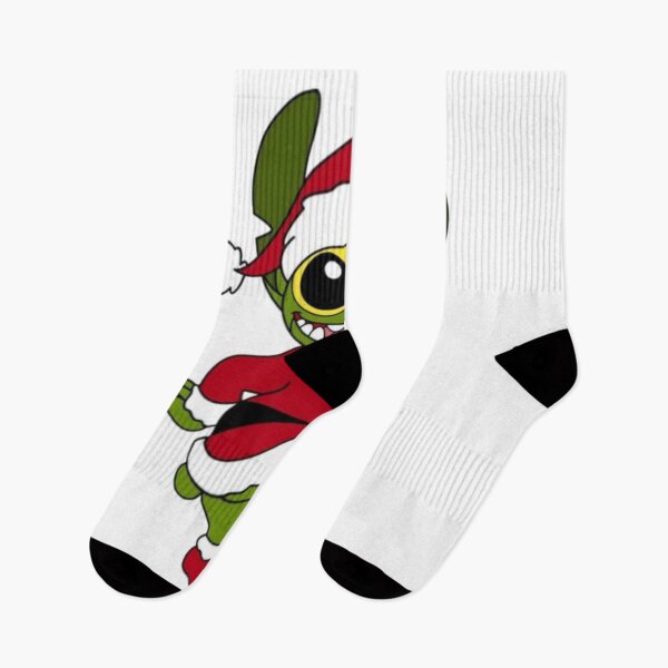 Item preview, Stitch – Funny Festive Green Creature Holiday Art designed and sold by Kasey Wolfe.