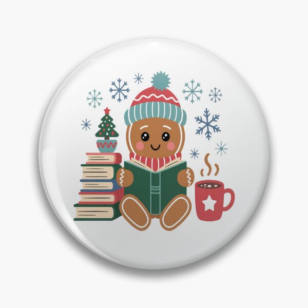 Artikelvorschau, Gingerbread Reading Books funny Christmas entworfen und verkauft von ThiloLinken.