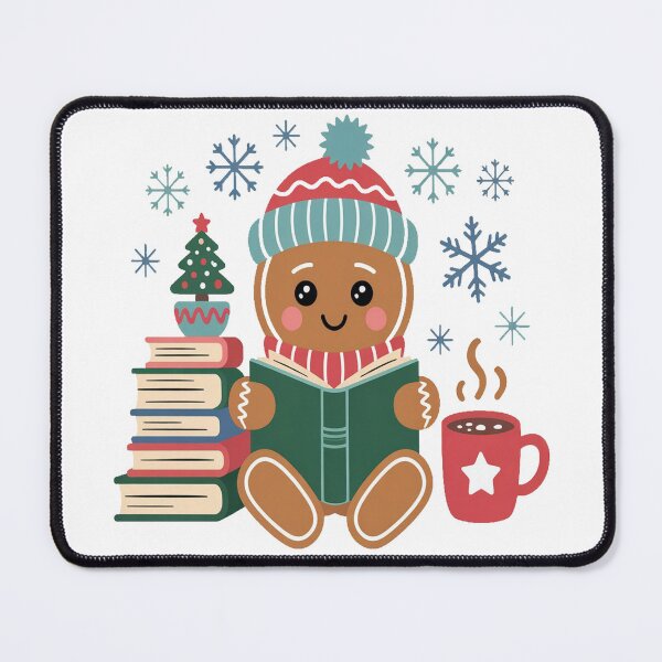 Item preview, Gingerbread Reading Books funny Christmas designed and sold by ThiloLinken.