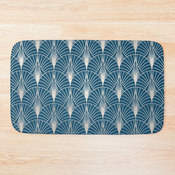 Item preview, (Faux) Turquoise and (Faux) Silver Art Deco Pattern designed and sold by DEC02.