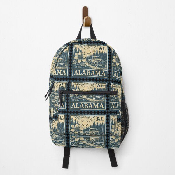 Item preview, Alabama Vintage Stamp Design designed and sold by Automotive Art by Greg.