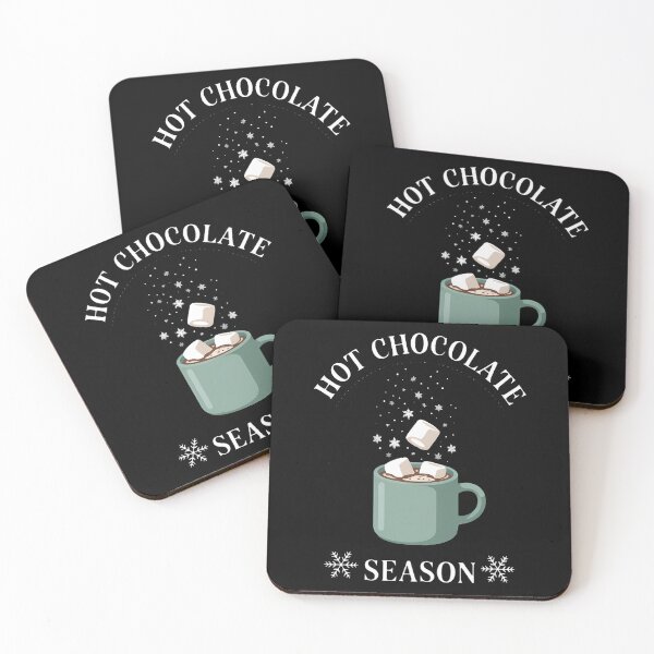 Item preview, Temporada de chocolate caliente Nieve Temporada de invierno Bebida de chocolate designed and sold by HellD3vil-Art.