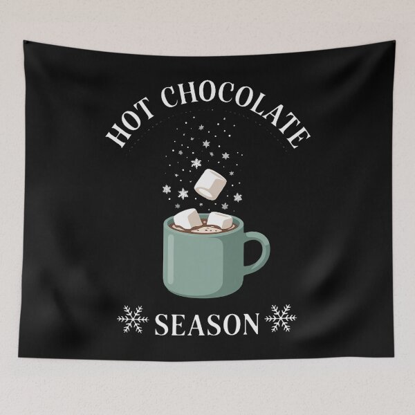 Item preview, Hot Chocolate Season Snow Winter Season Chocolate Drink designed and sold by HellD3vil-Art.