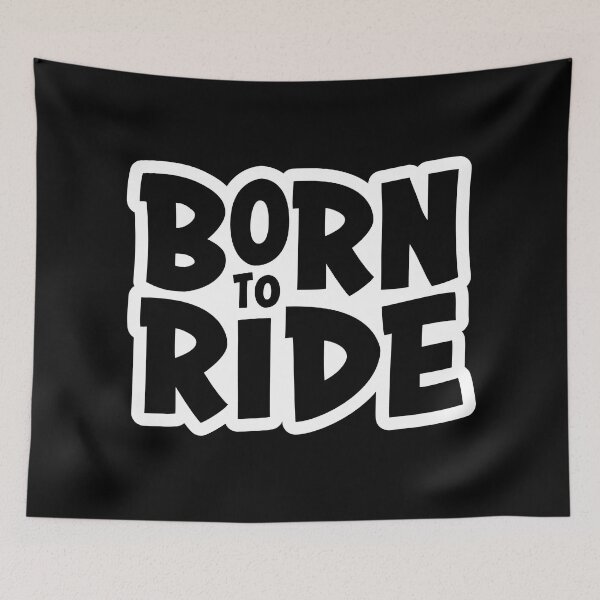 Item preview, Born To Ride — Classic Biker Typography Design designed and sold by INNIT ART.