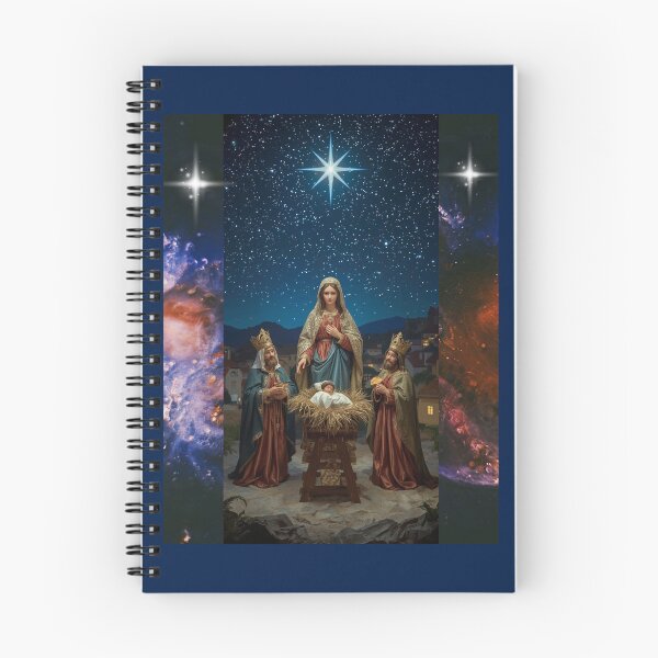 Item preview, The Virgin Mary at the birth of the Christ Child and the Three Wise Men in Bethlehem, in the manger designed and sold by Erikasinhag.