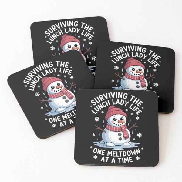 Item preview, Lunch Lady Christmas One Meltdown At A Time Snowman Winter designed and sold by Moon-Ape.