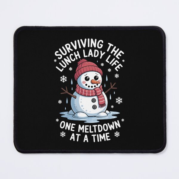 Item preview, Lunch Lady Christmas One Meltdown At A Time Snowman Winter designed and sold by Moon-Ape.