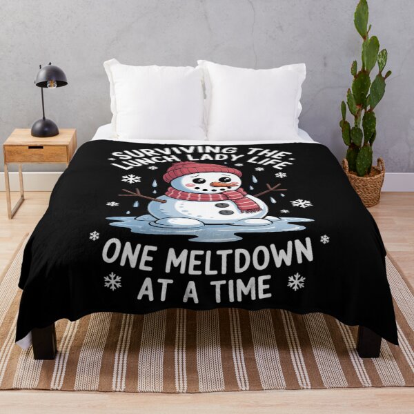 Item preview, Lunch Lady Christmas One Meltdown At A Time Snowman Winter designed and sold by Moon-Ape.