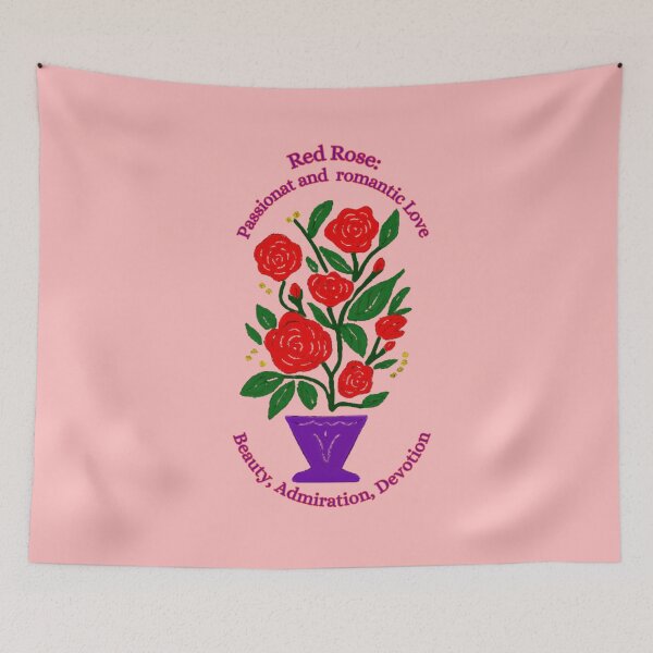 Item preview, Red roses in a purple vase designed and sold by Brickroad Dsigns.