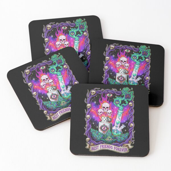 Item preview, Best Friends Forever: The Stoner Psychedelic Vibe designed and sold by CoffinsArt.