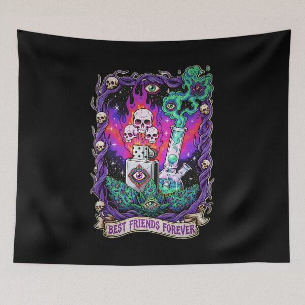 Item preview, Best Friends Forever: The Stoner Psychedelic Vibe designed and sold by CoffinsArt.