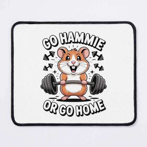 Item preview, go hammie or go home lifting weights gym fitness designed and sold by HellD3vil-Art.