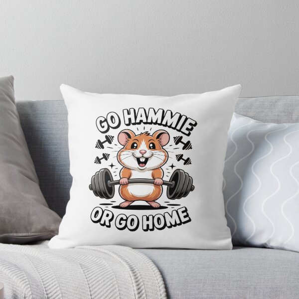 Item preview, go hammie or go home lifting weights gym fitness designed and sold by HellD3vil-Art.