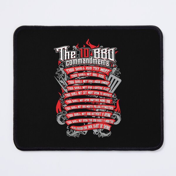 Item preview, The 10 BBQ Commandments designed and sold by MariaAlvesCosta.