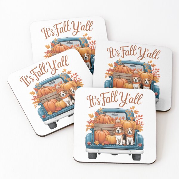 Item preview, It’s Fall Y’all Beagle Dogs Pumpkins Truck Autumn Season designed and sold by Moon-Ape.