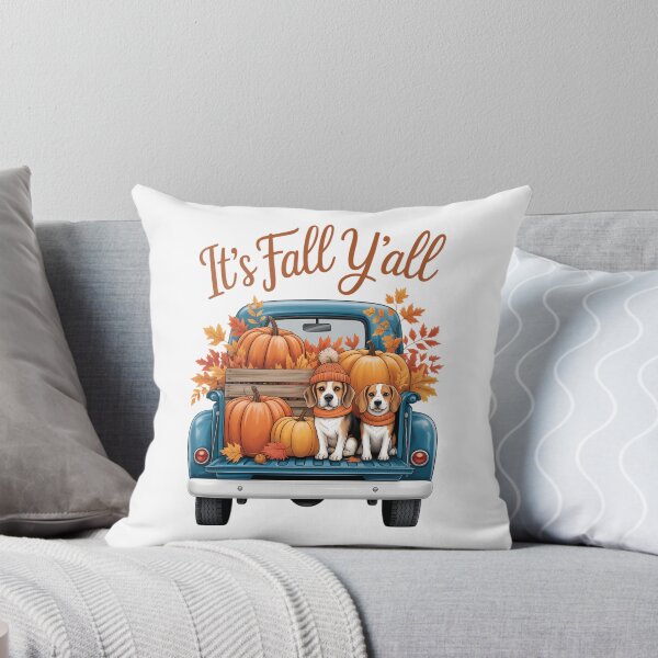 Item preview, It’s Fall Y’all Beagle Dogs Pumpkins Truck Autumn Season designed and sold by Moon-Ape.