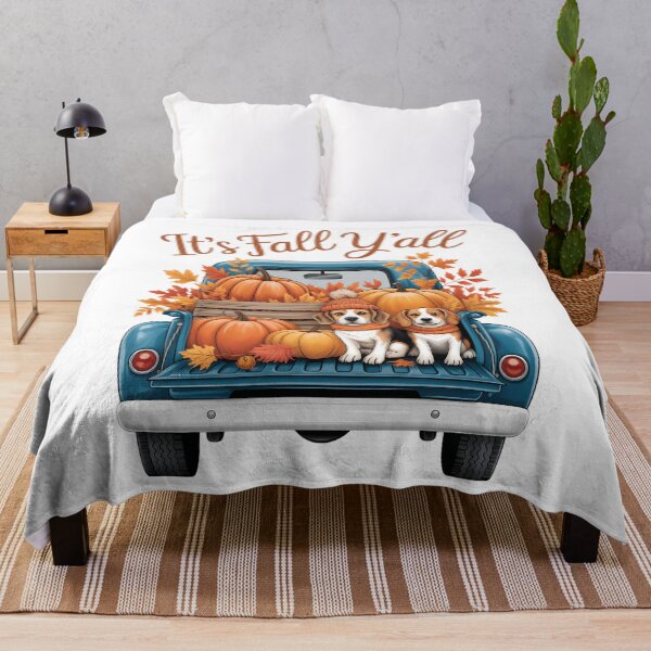 Item preview, It’s Fall Y’all Beagle Dogs Pumpkins Truck Autumn Season designed and sold by Moon-Ape.