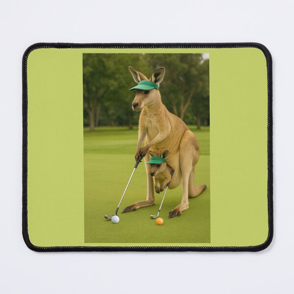 Item preview, Kangaroo and Joey Golfing designed and sold by Tridentulus.