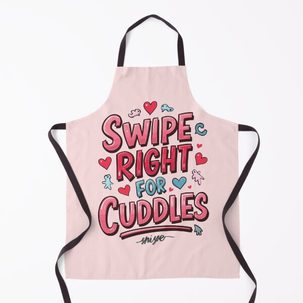 Item preview, Swipe Right For Cuddles designed and sold by ConfuseLab Shop.