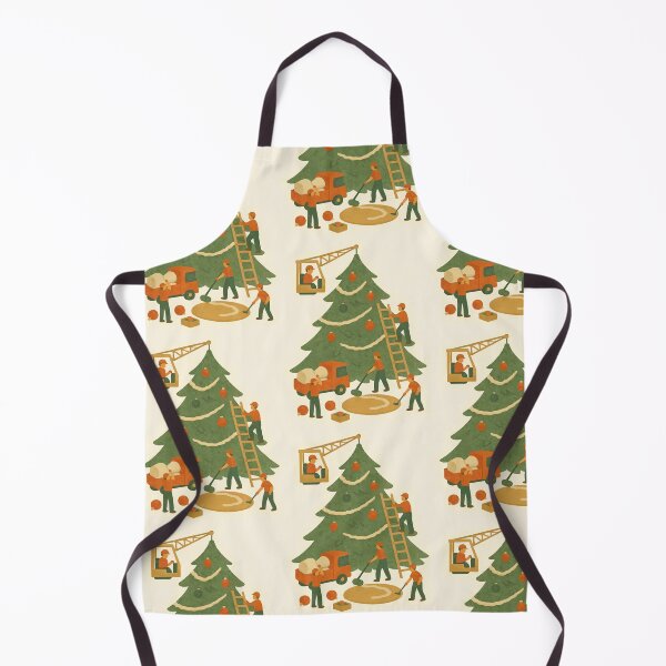 Item preview, Christmas Tree Construction – Whimsical Sticker designed and sold by Tiny Joy World.