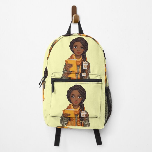 Item preview, Cozy Black Girl In Fall designed and sold by lovelywhimsyart.