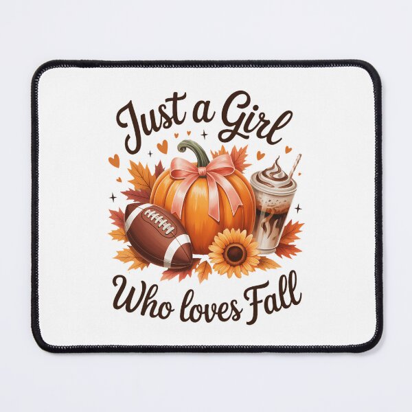Item preview, Just A Girl Who Loves Fall Fall Crewneck, Fall Football Mom Coffee Lover Fall Thanksgiving designed and sold by Moon-Ape.