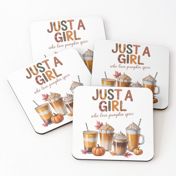 Item preview, Just A Girl Who Loves Pumpkin Spice Latte Drink Lover Autumn designed and sold by Moon-Ape.