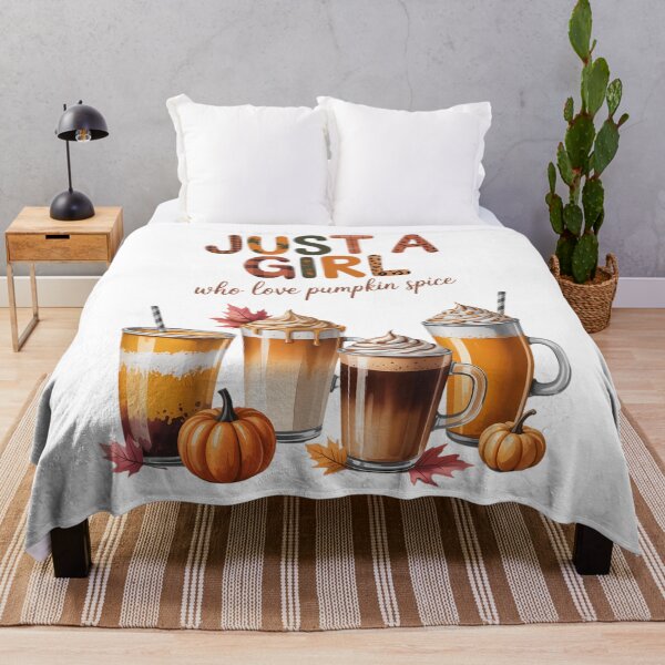 Item preview, Just A Girl Who Loves Pumpkin Spice Latte Drink Lover Autumn designed and sold by Moon-Ape.