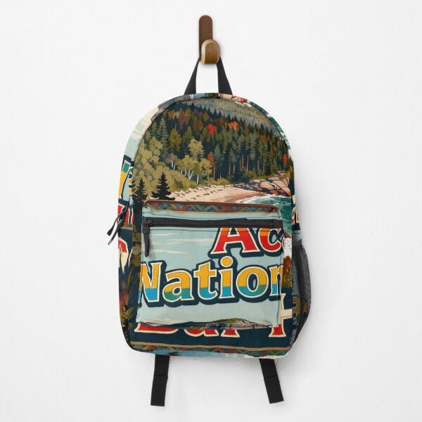 Item preview, Acadia National Park Travel vacation poster design designed and sold by Pixel & Petal.