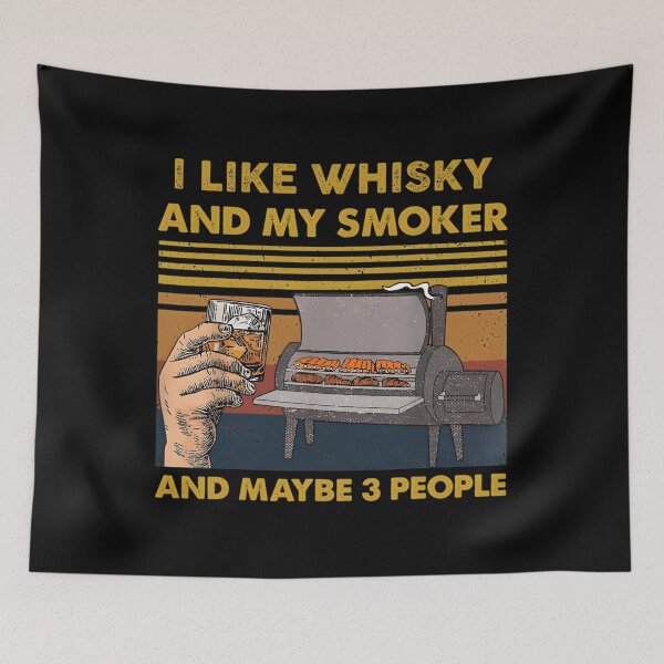 Item preview, I Like Whisky And My Smoker designed and sold by MariaAlvesCosta.