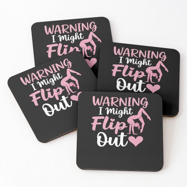 Item preview, Funny Cheerleading Gymnast Warning I Might Flip Out Gymnast designed and sold by MinaReinger.