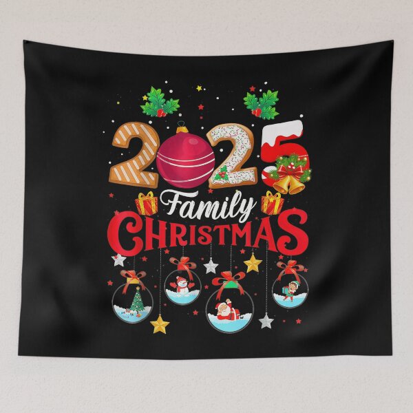 Item preview, Merry christmas Family Christmas 2025 | Cute Holiday Ornament Design designed and sold by Har-vee.
