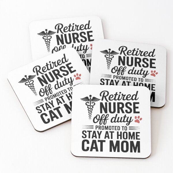 Item preview, Retired Nurse Stay At Home Cat Mom designed and sold by VENOM0RIOT.