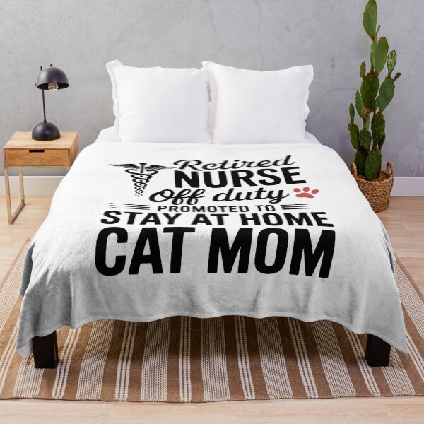 Item preview, Retired Nurse Stay At Home Cat Mom designed and sold by VENOM0RIOT.