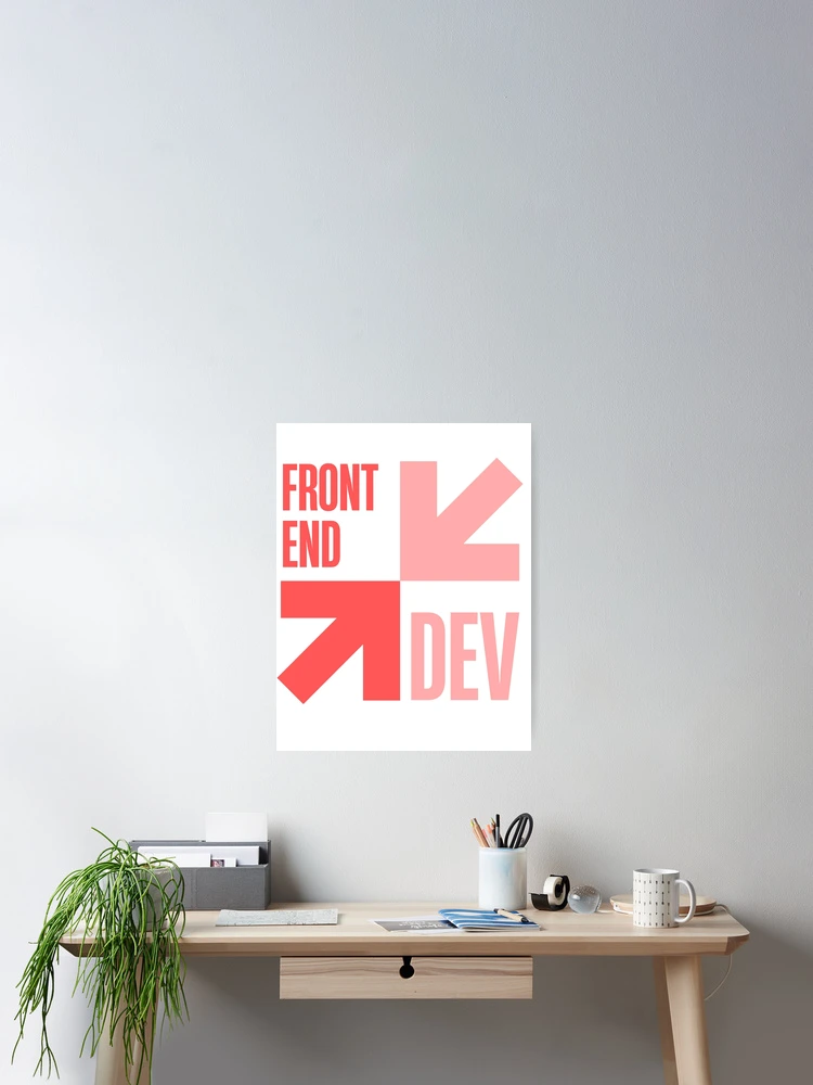 Thumbnail 2 of 3, Poster, Frontend Developer designed and sold by Lone Frog.