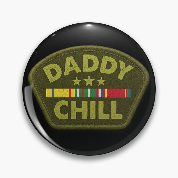 Item preview, Daddy Chill Military Patch - Funny designed and sold by getpressedshirt.