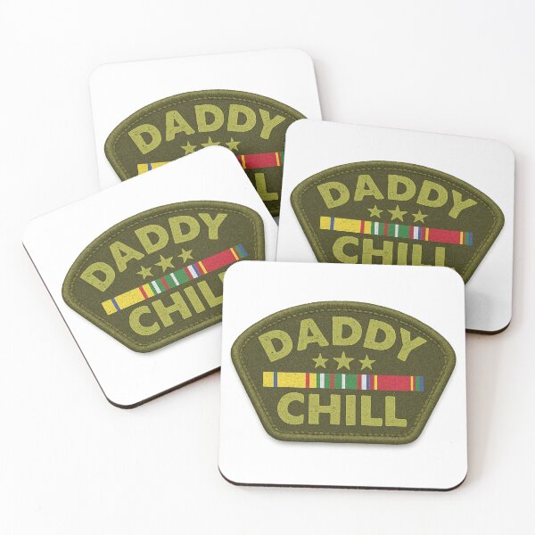 Item preview, Daddy Chill Military Patch - Funny designed and sold by getpressedshirt.