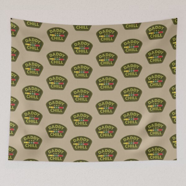 Item preview, Daddy Chill Military Patch - Funny designed and sold by getpressedshirt.