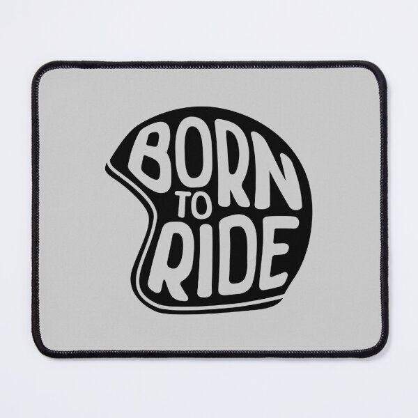 Item preview, Born To Ride — Hand-Drawn Vintage Motorcycle Helmet Design designed and sold by INNIT ART.