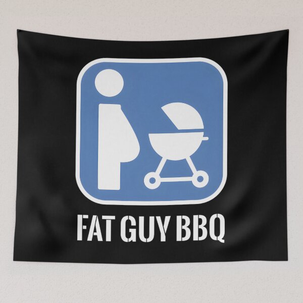 Item preview, Fat Guy BBQ Parking Spot designed and sold by MariaAlvesCosta.