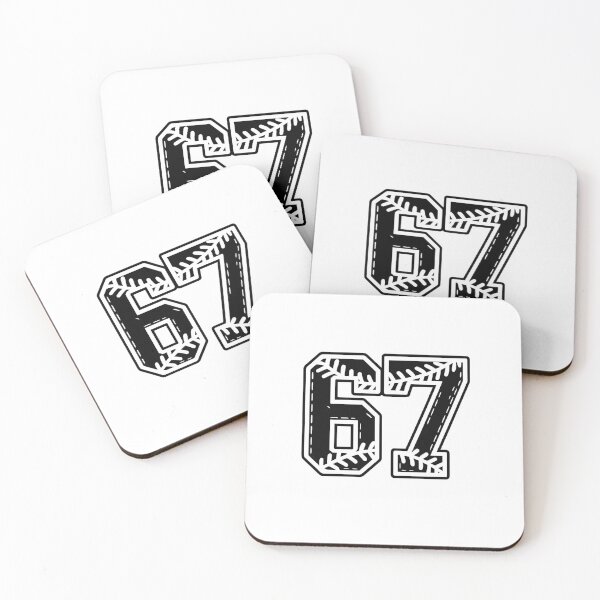 Item preview, Black 67 Baseball Pattern designed and sold by ModdiesColors.