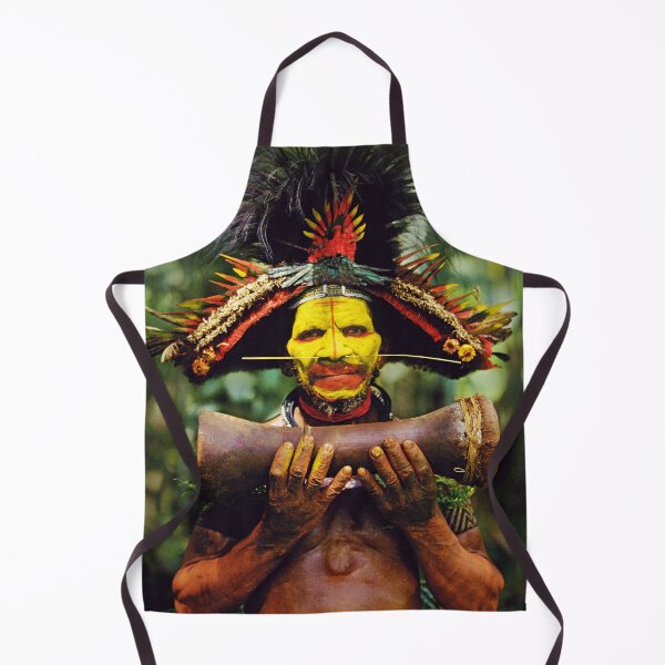 Item preview, Papua New Guinea Wigman Art Photo designed and sold by DEC02.