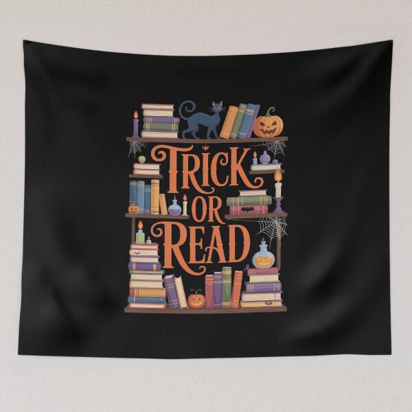 Item preview, Trick or Read Halloween Teacher Book Library designed and sold by VENOM0RIOT.