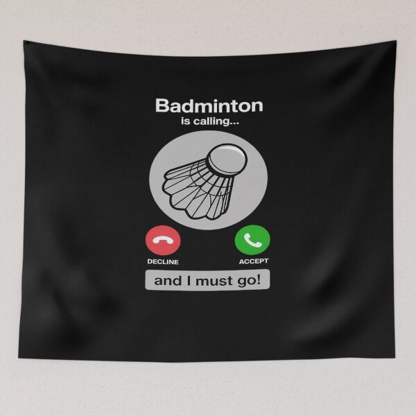 Item preview, Funny Badminton Shirt Badminton Calling designed and sold by DrewLeuschke.