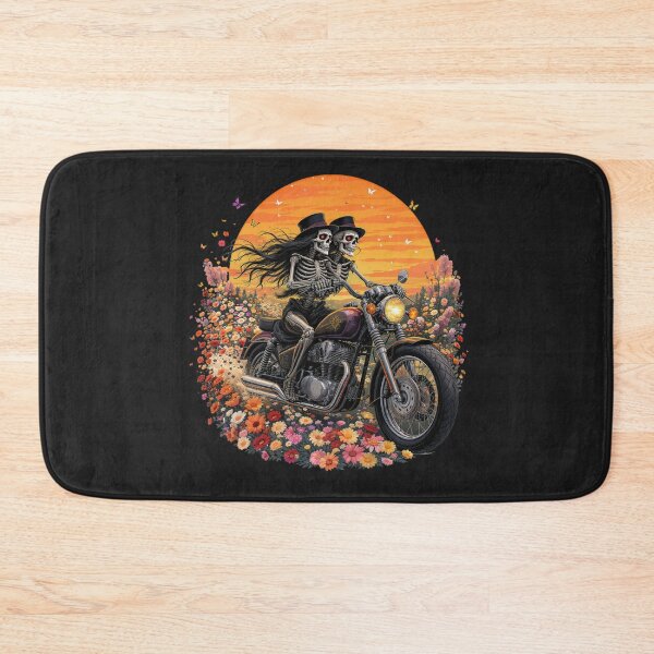 Item preview, Motorbike Skeleton Lovers | Romantic Gothic Adventure Art designed and sold by ColorSplash123.