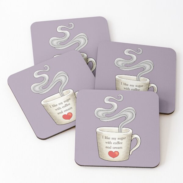 Item preview, I Like My Sugar with Coffee and Cream   designed and sold by GoldaJakubowski.