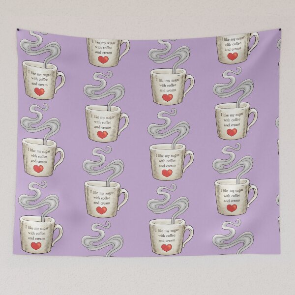 Item preview, I Like My Sugar with Coffee and Cream   designed and sold by GoldaJakubowski.