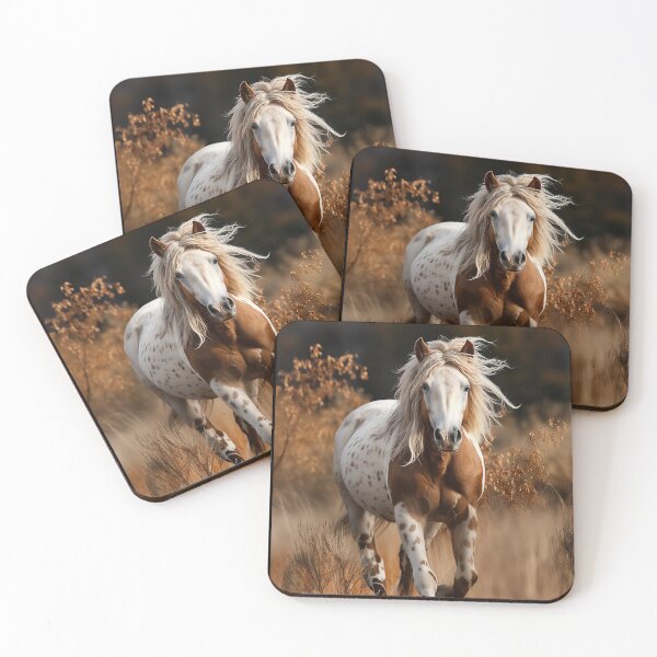 Item preview, Paint horse galloping in a valley designed and sold by CritterWisdom.